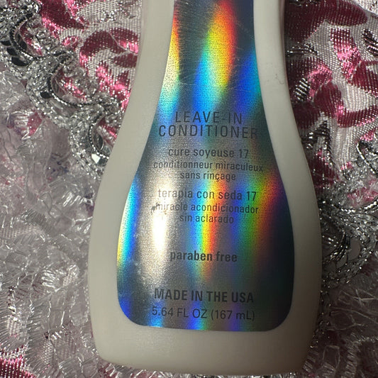 Biosilk Silk Therapy 17 Miracle Leave-in Conditioner NEW Missing cap 5.64 oz