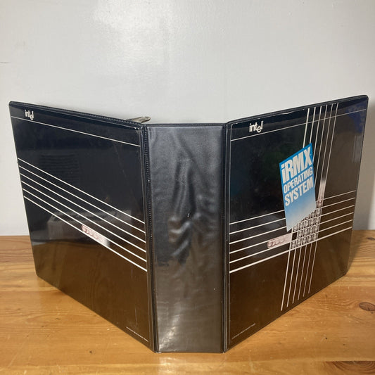 3” Three Ring Intel Binder Black Design Irmex Operating System B11