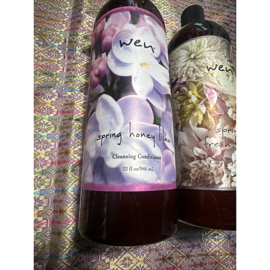 2-Pack Wen Cleansing Conditoner Spring Honey Lilac Spring Floral 64 oz total Z1