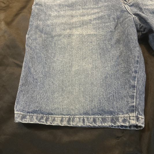 Wrangler Vtg Blue Lightwash Denim Shorts Mens 34 100% Cotton Carpenter Y2K 1B13
