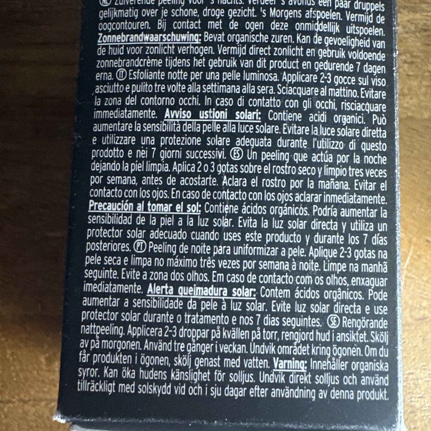 The Body Shop Himalayan Charcoal Skin Clarifying Night Peel Vegan w/ Box 30ml