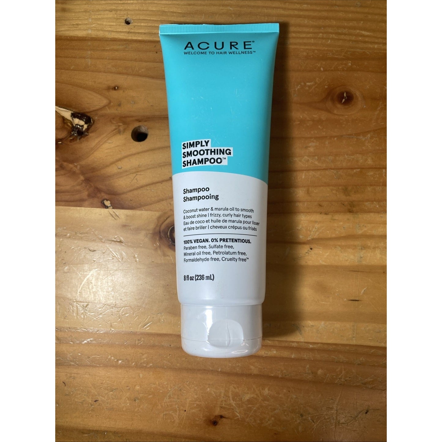 Acure Simply Smoothing Shampoo Coconut Marula Oil 8 Fl Oz B4