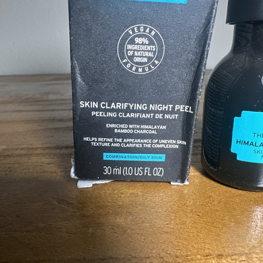 The Body Shop Himalayan Charcoal Skin Clarifying Night Peel Vegan w/ Box 30ml