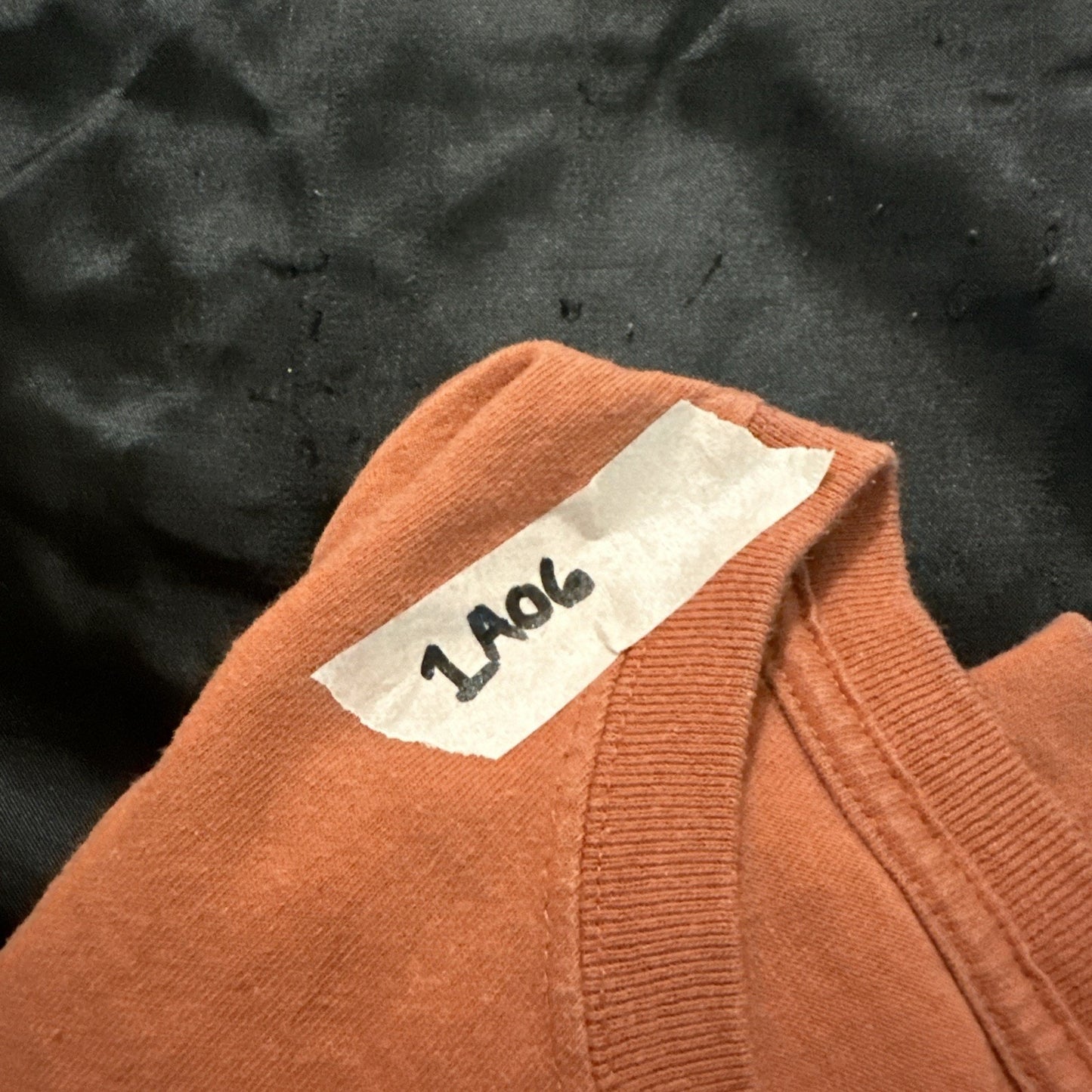 Carharrt Logo T Shirt Orange Tee Size XL Basic Mens 1A06