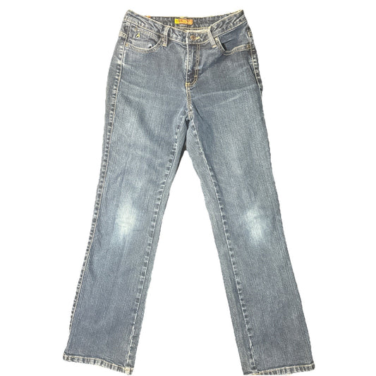 Aura Straight 6R Women’s Blue Jeans 9” Rise 28x30 Medium Wash Bangladesh Cotton
