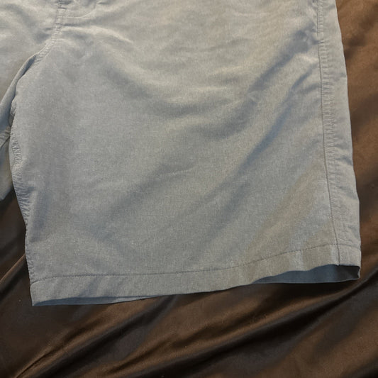 Hurley x Nike Dri-Fit Chino Shorts Mens XL 40" Waist Blue Buttons 1B03