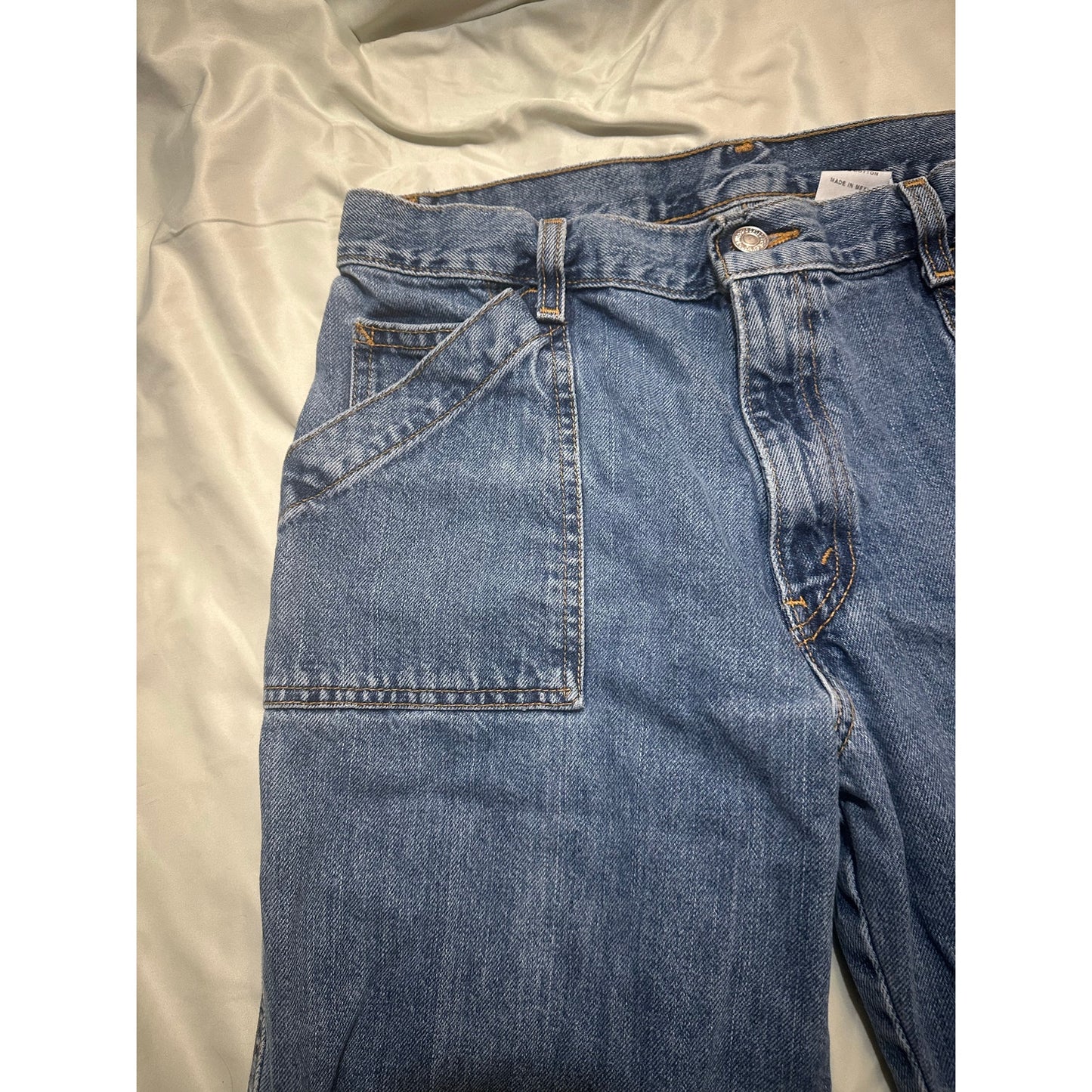 Y2K Levi's Camp Pant Denim Jeans 31x29 Women's Size 12 100% Cotton Mexico Blue