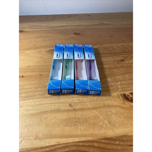 4 VTG 2005 Oral B 20 Indicator Straight Angle Compact Soft Bristles BGRP E1