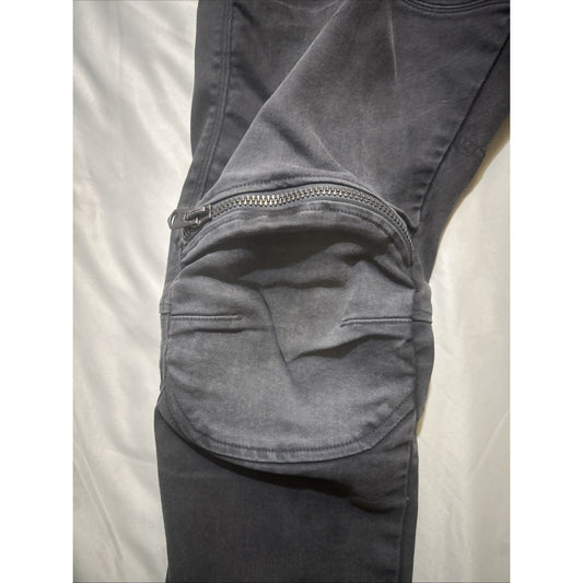 G-Star Raw 3D Zip Double Knee Mens 34x29 Black Skinny 5620 Sustainable Y2K 2A05