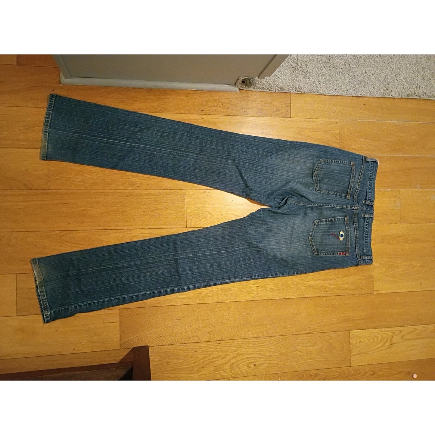 Women's E.M.A. Regular Fit Jeans Denim SIZE 35.5 -9 Light Wash B5