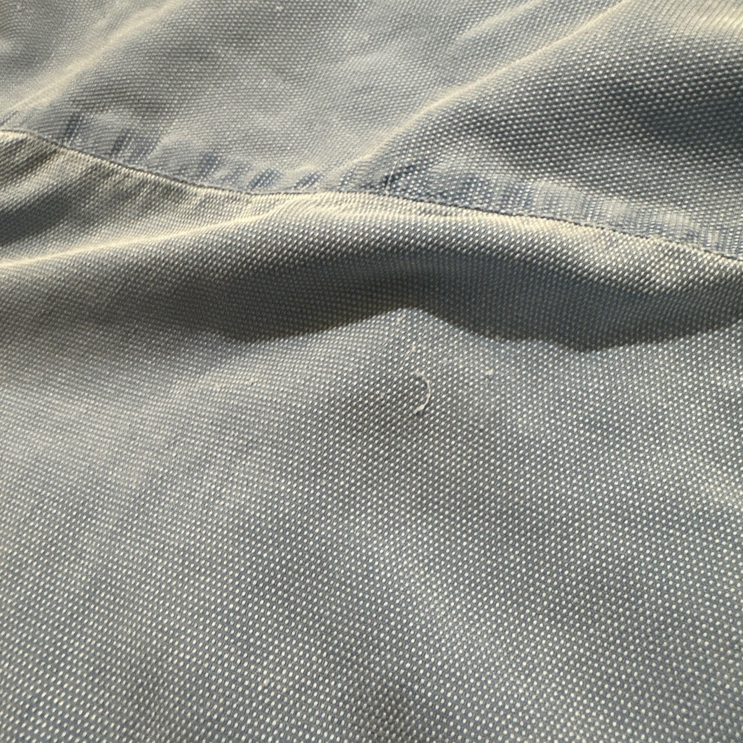 Bugatchi Silk&Cotton Button Down Casual Long Sleeve Shirt Blue XL 26" PTP 1A04