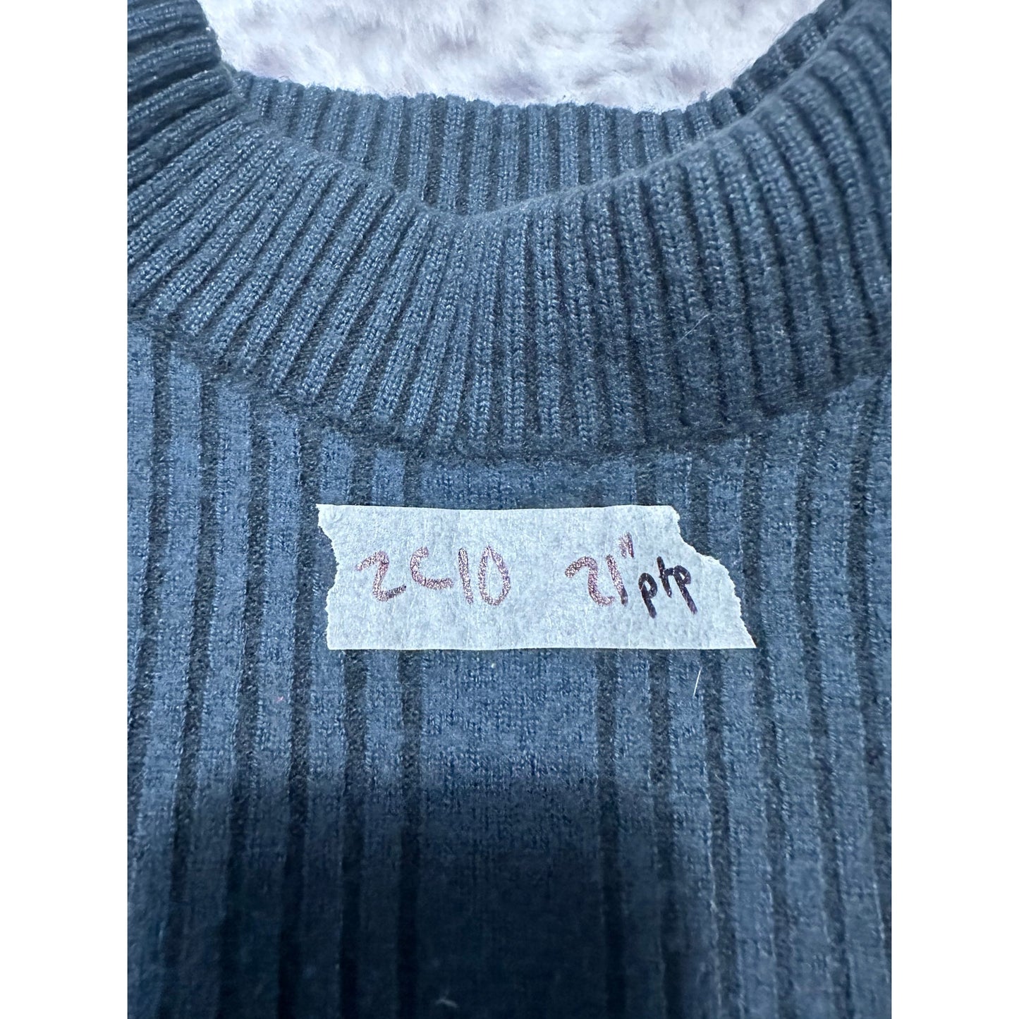 Bachrach Italian Wool Blend Pullover Sweater Dusty Blue Gray Size L | 2C10