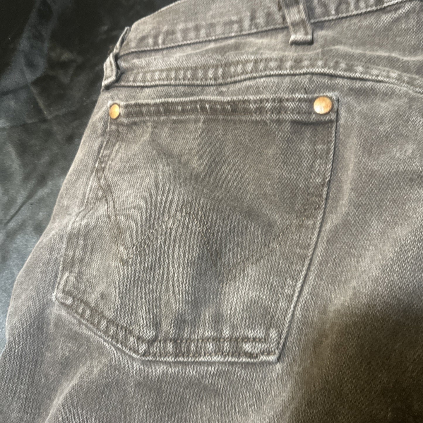 Wrangler 38x34 90’s Men’s Brown Denim Jeans 100% Cotton Mexico 13MWZKL