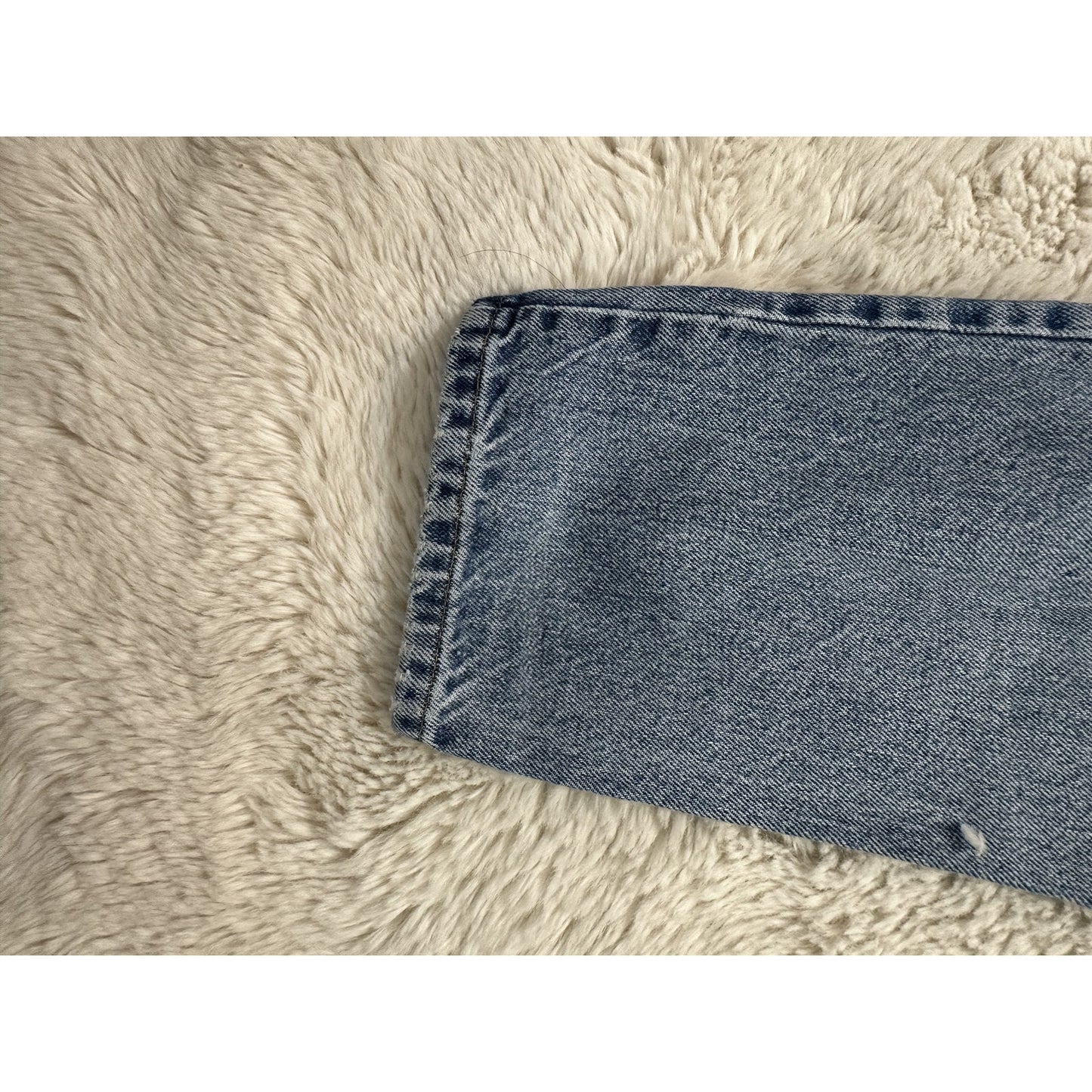 Eddie Bauer Vtg Blue Denim Mom Jeans Size 6 Tall 27x32 Light Wash High Waist