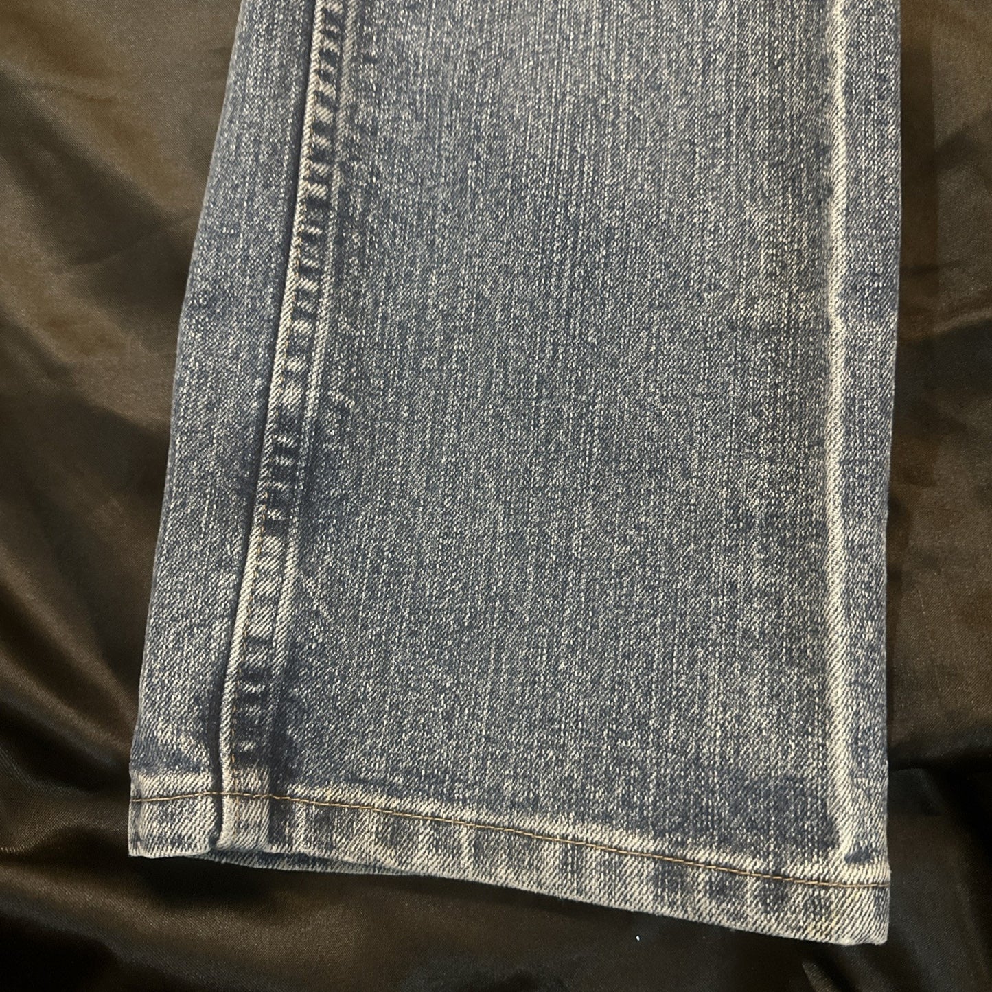 Wrangler Denim Blue Jeans Mens TALL 32x38 Regular Fit Advanced Comfort 1B06