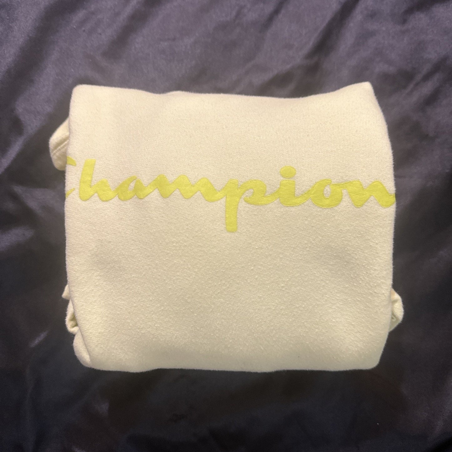 Champion Lime Green Pullover Hoodie Women's L 1A24