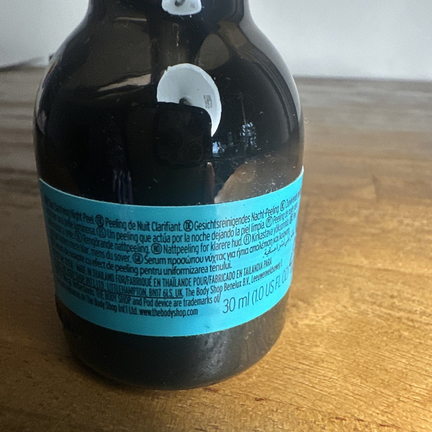 The Body Shop Himalayan Charcoal Skin Clarifying Night Peel Vegan w/ Box 30ml