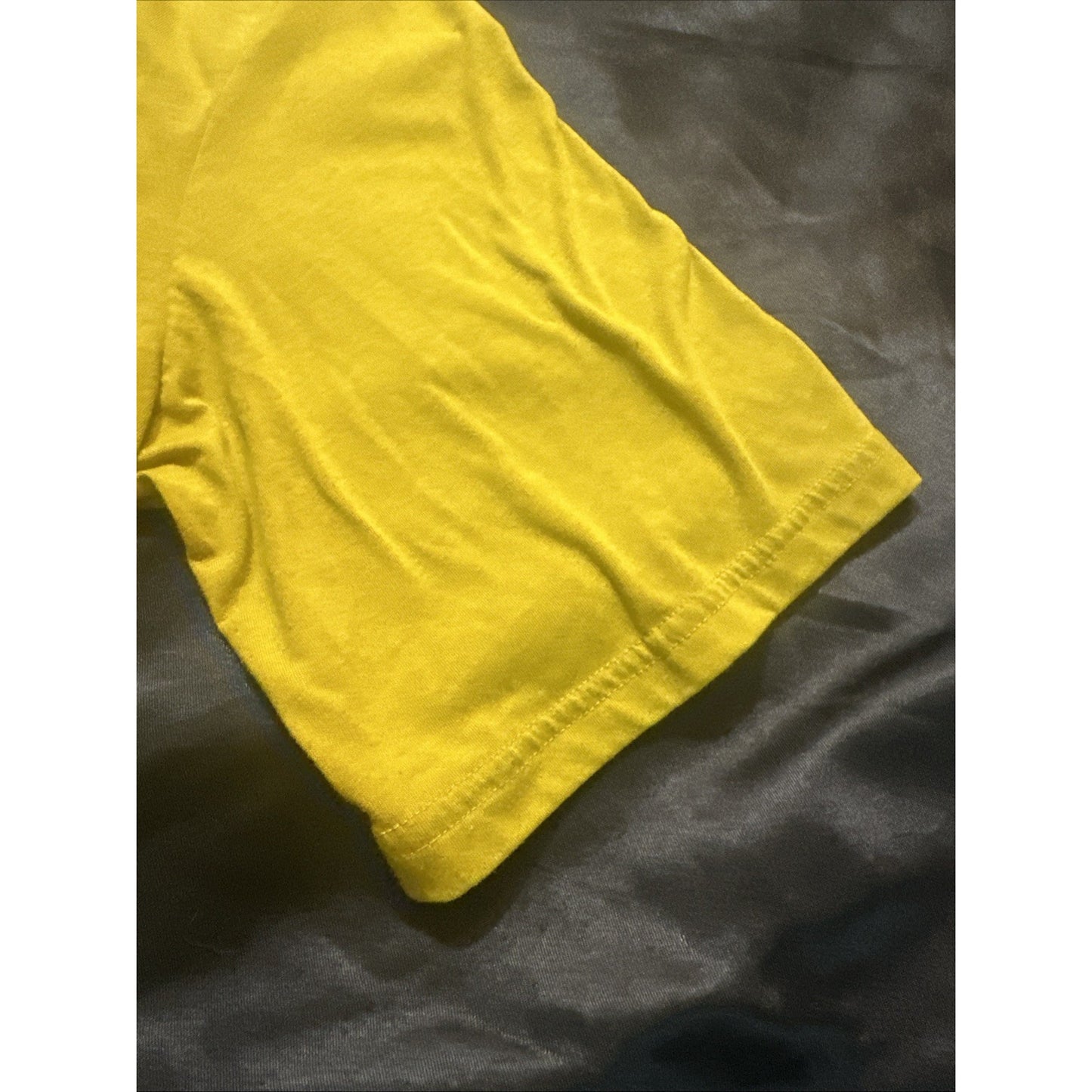 Nike Dri-fit Mustard Yellow T-Shirt Size S Tee Activewear 21" PTP Mens 1D03