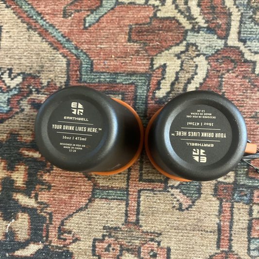 2 Earthwell 16 Oz Pint Stainless Swashbuckler’s Ball Wild Cruzan Rum Collec B8