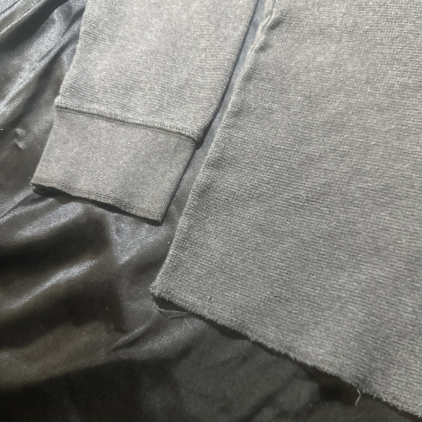 Nike Men’s Gray Long Sleeve Knit 100% Cotton Pakistan 90s T shirt Tee Size L