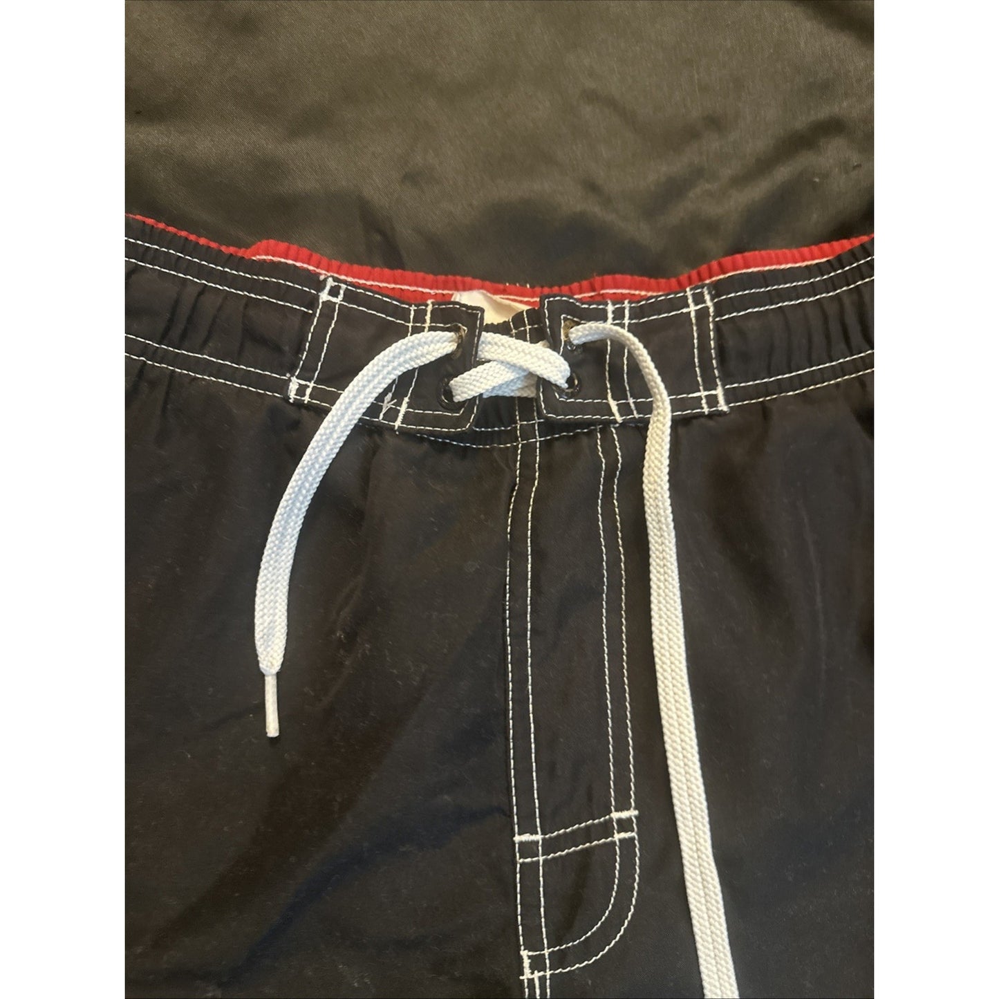 Speedo Black Board Shorts Mesh Lined Mens L Swim Trunks Swimwear 1C06