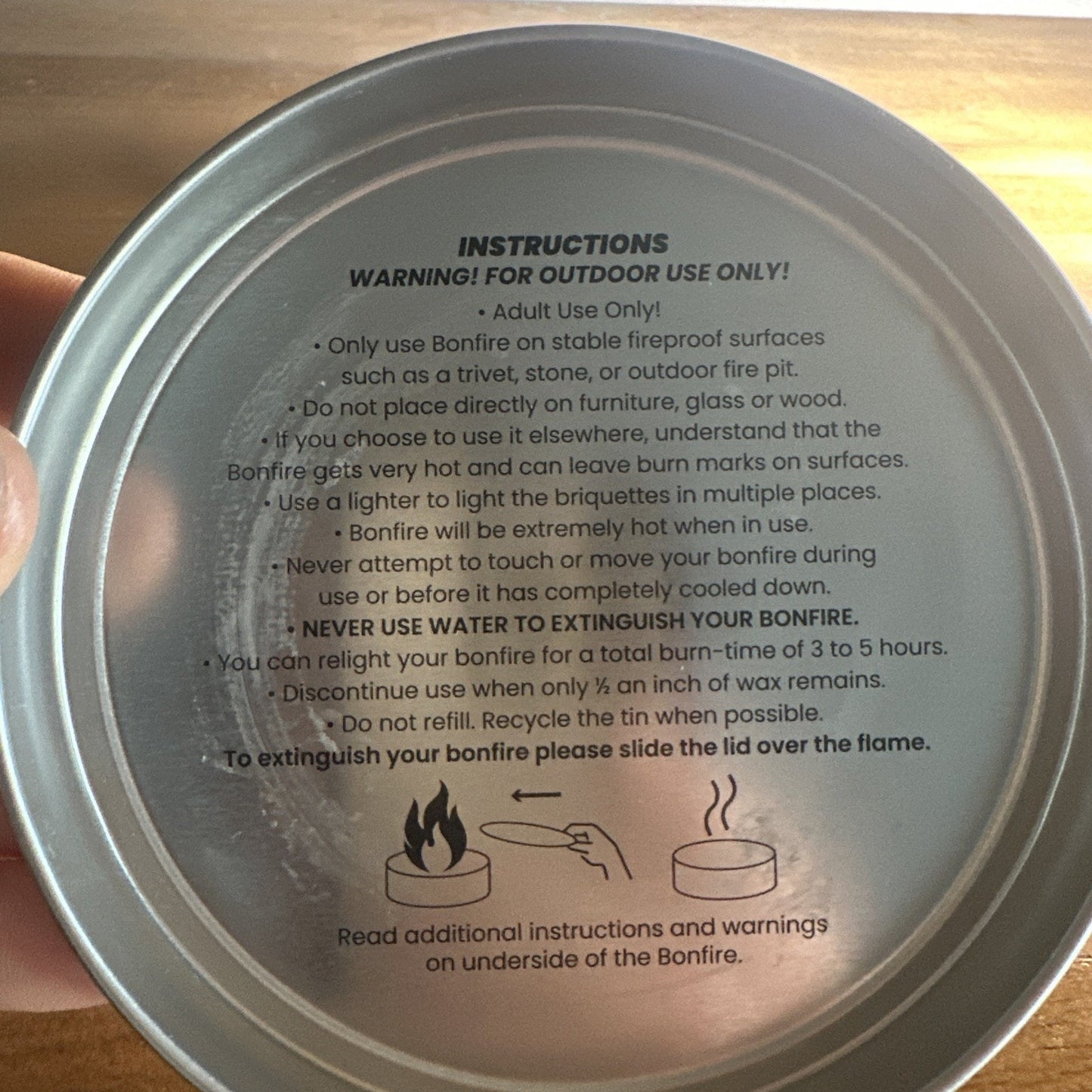 City Bonfires Portable Fire Pit Compact and Lightweight USA Made BRAND NEW