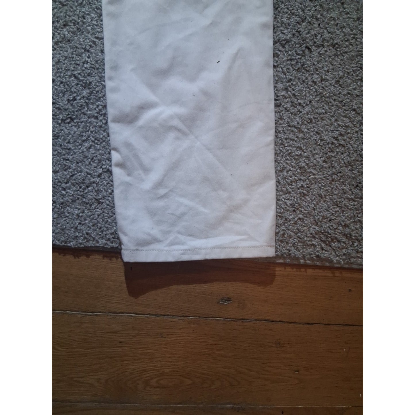 Wrangler Workwear Painters Pants White Relaxed Fit Men's Size 32x30 A3