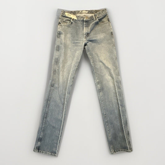 Wrangler Denim Blue Jeans Mens TALL 32x38 Regular Fit Advanced Comfort 1B06