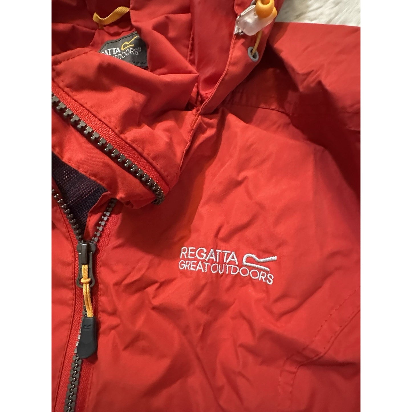 Regatta Great Outdoors Red Full Zip All Weather Jacket Women UK 10 US 6 PTP 20”