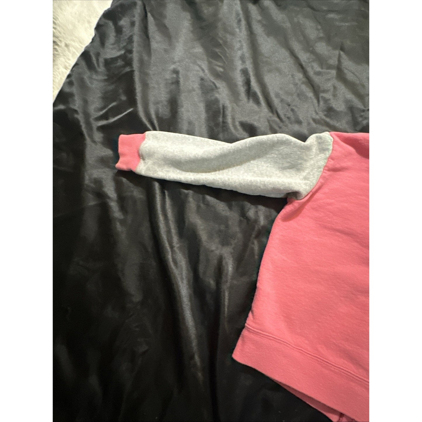 The North Face Toddler Size 5 Full Zip Jacket Pink/Gray Cotton Blend 1D12