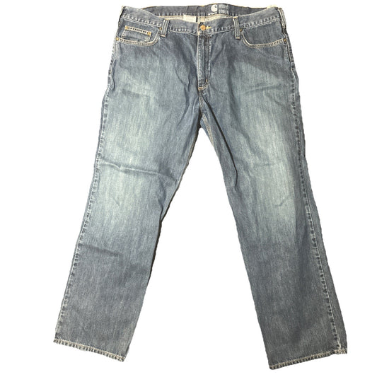 Carhartt Men’s Denim Blue Jeans Pants 42x32 Relaxed Straight Mexico Excellent