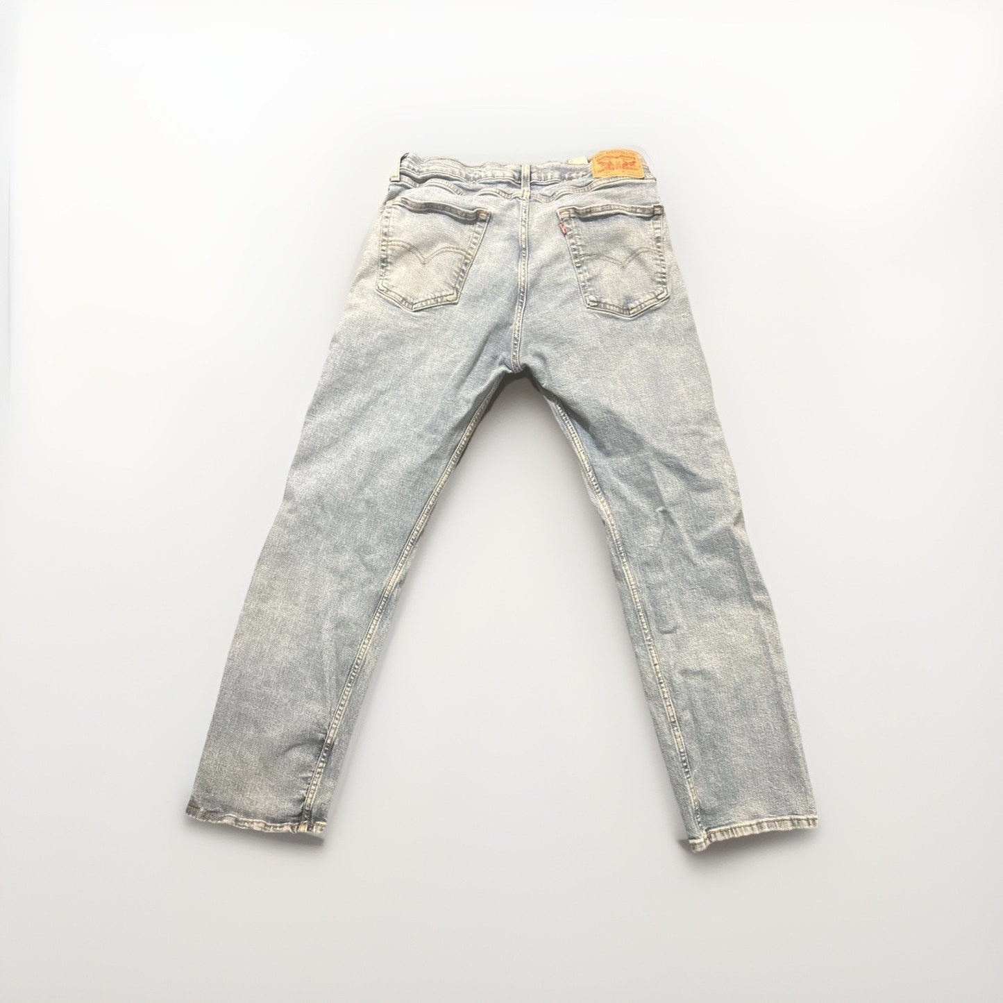 Levi's 505 Mens 36x32 Blue Denim Jeans Lightwash Cotton 1D08