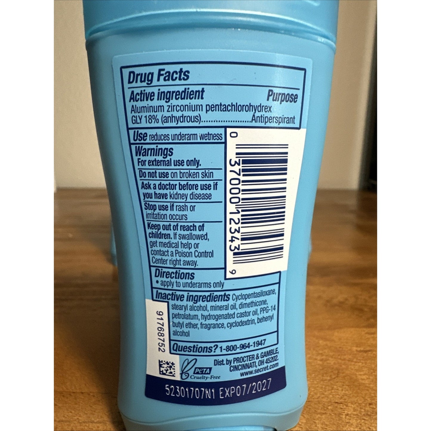 3-Pack Secret PH Balanced Powder Fresh Anti-Perspirint Invisible 2.6oz each AA
