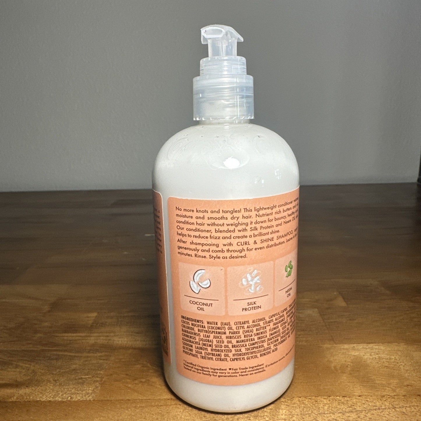 Curl & Shine Conditioner, Coconut & Hibiscus, 13 fl oz (384 ml)