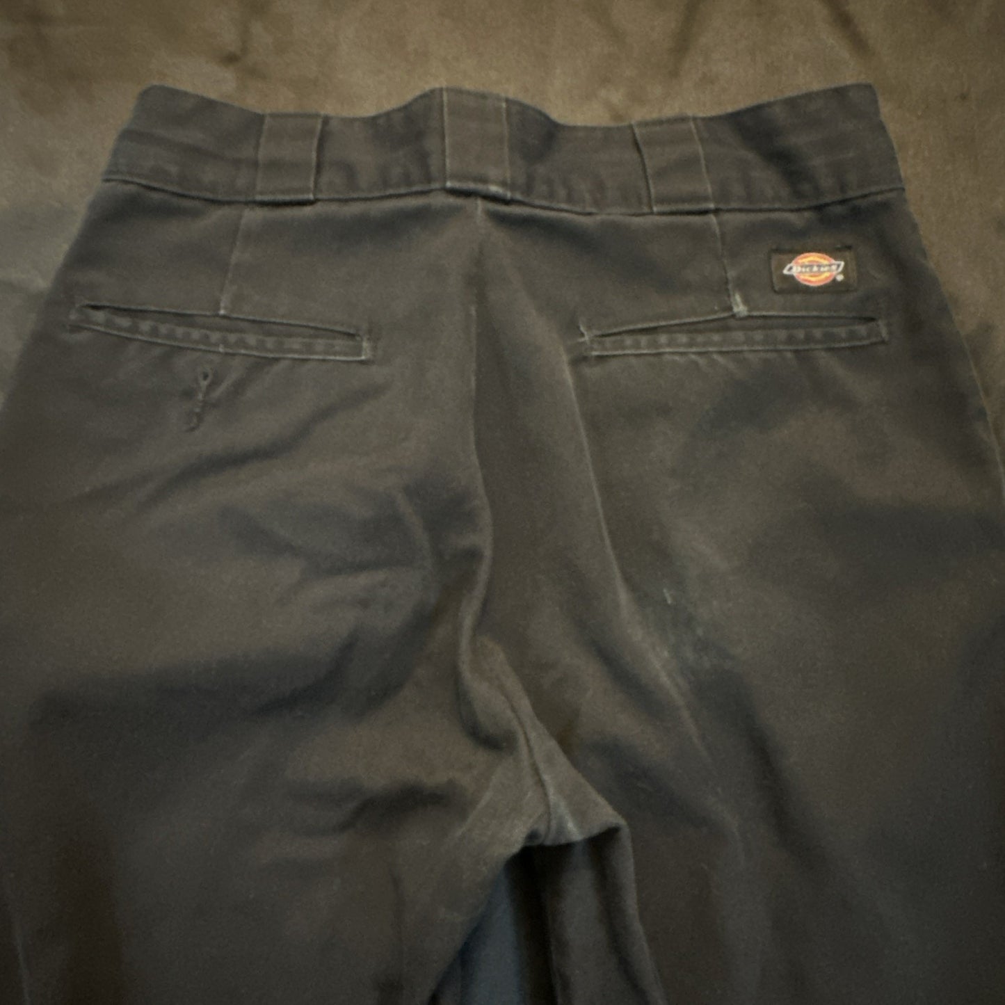 Original Fit Dickies 874 Black Pants Y2K Streetwear Classic Fit Cotton 1B10