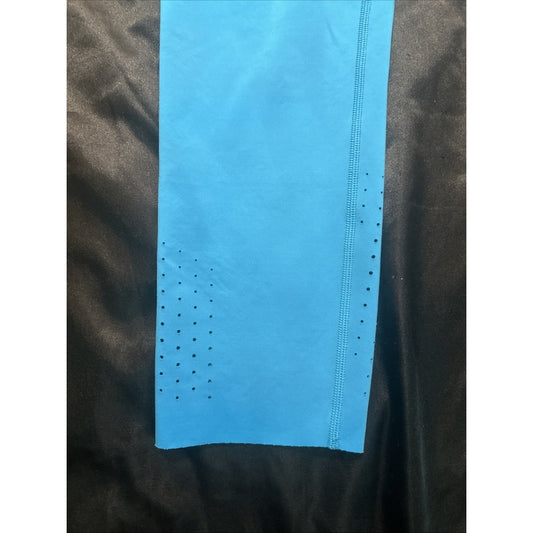 Nike Dri-Fit Size M Capri Leggings Women's Running Drawstring Blue 1D11