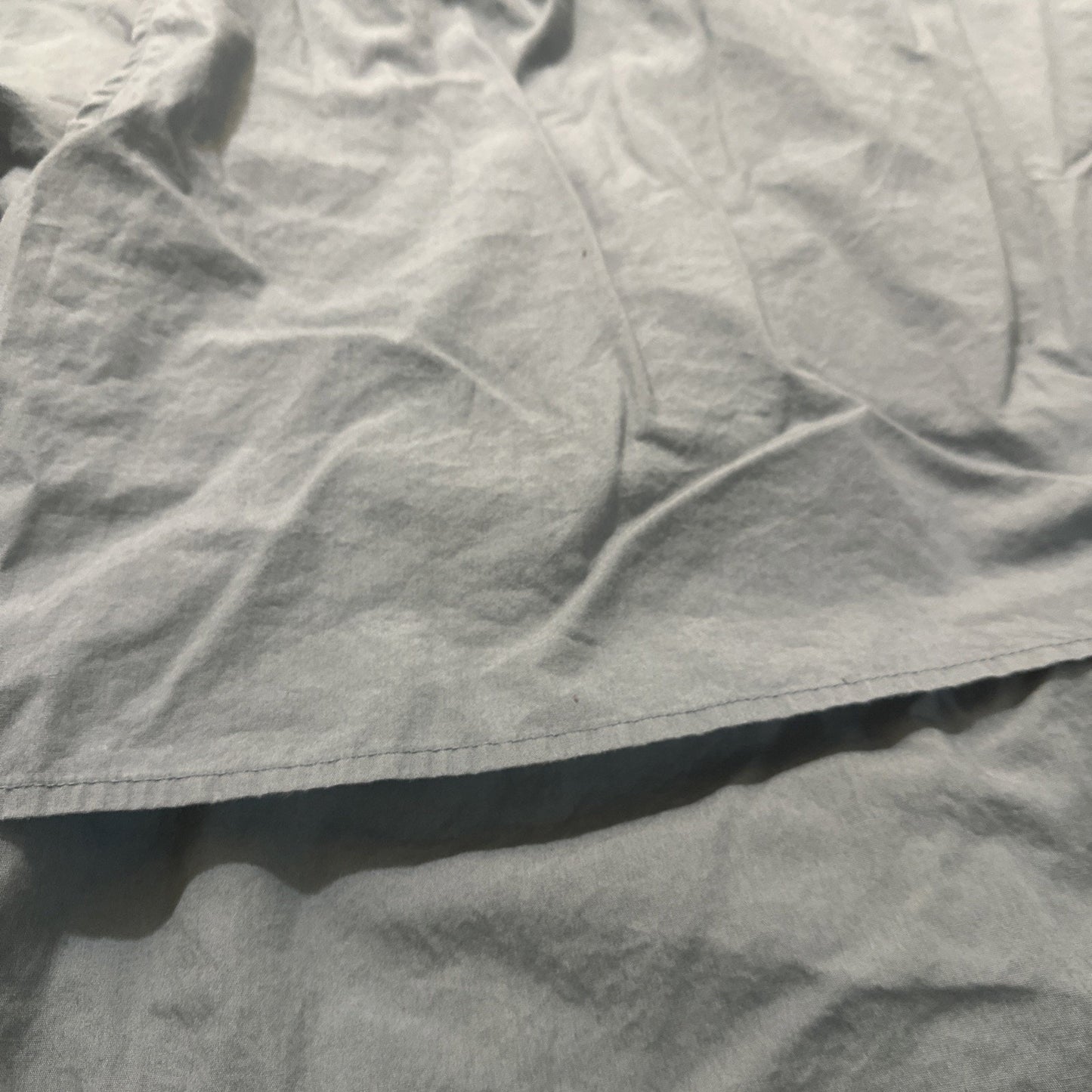 Eddie Bauer Casual Button Down Shirt Blue Cotton Mens Tall L Mesh Lining 1A14