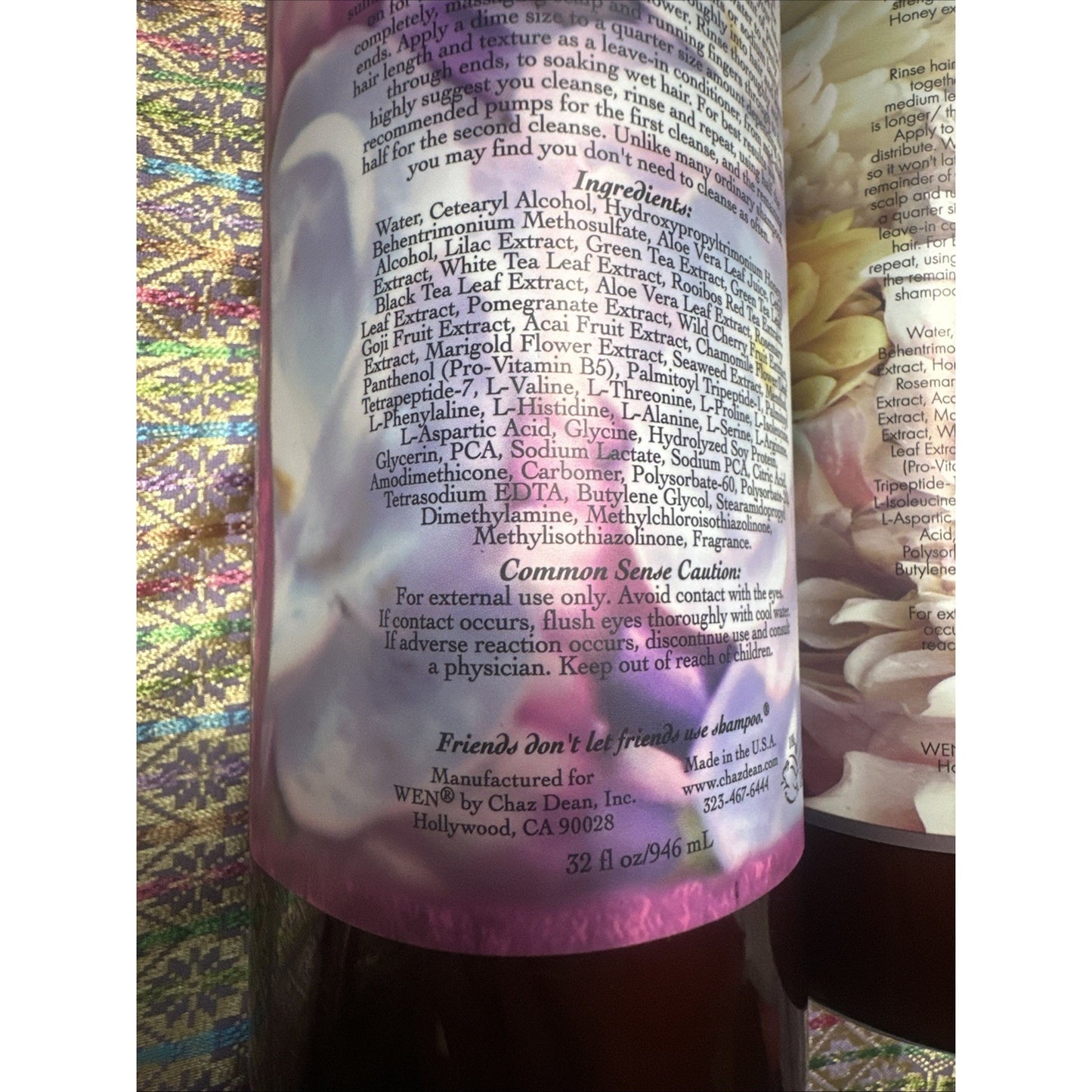 2-Pack Wen Cleansing Conditoner Spring Honey Lilac Spring Floral 64 oz total Z1