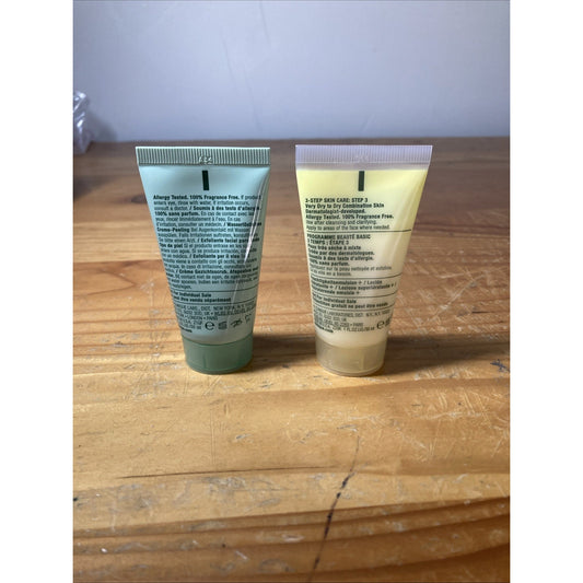 1 Dramatically Different Moisturizing Lotion 1 7 Day Scrub Cream Clinique 1oz E1