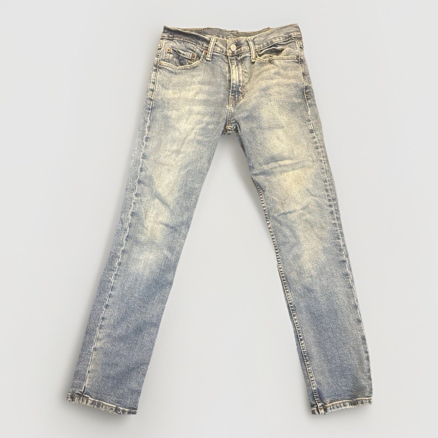 Levi's 511 Blue Denim Jeans Lightwash Mens 31x30 Egypt Straight Leg Slim 1B15