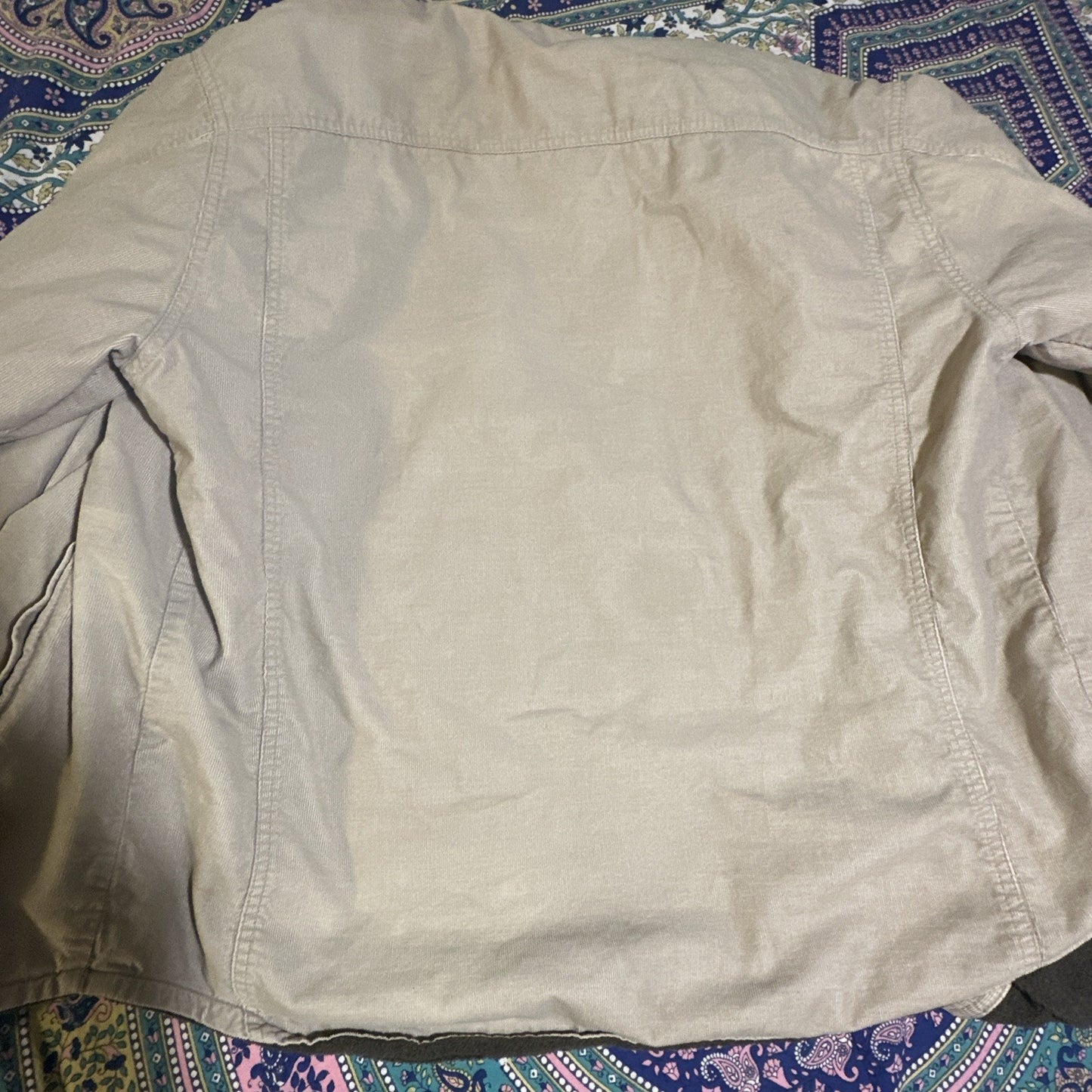 Covington Beige Corduroy Fleece Lined Jacket Size M Bangladesh