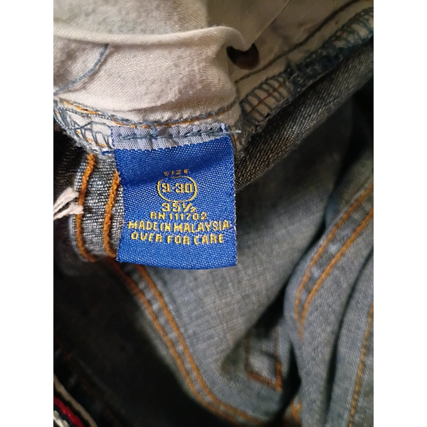 Women's E.M.A. Regular Fit Jeans Denim SIZE 35.5 -9 Light Wash B5