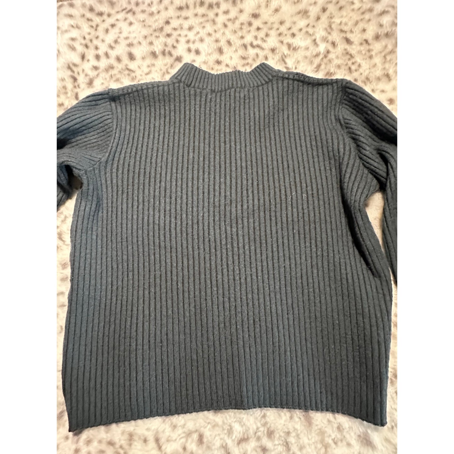 Bachrach Italian Wool Blend Pullover Sweater Dusty Blue Gray Size L | 2C10