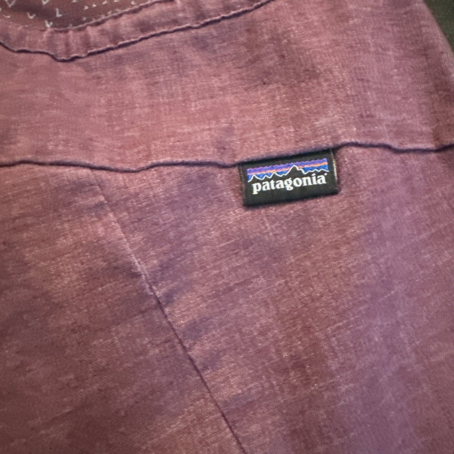 Patagonia Hemp Recycled Materials Casual Jogger Pants Maroon Women's 32"W 1B29