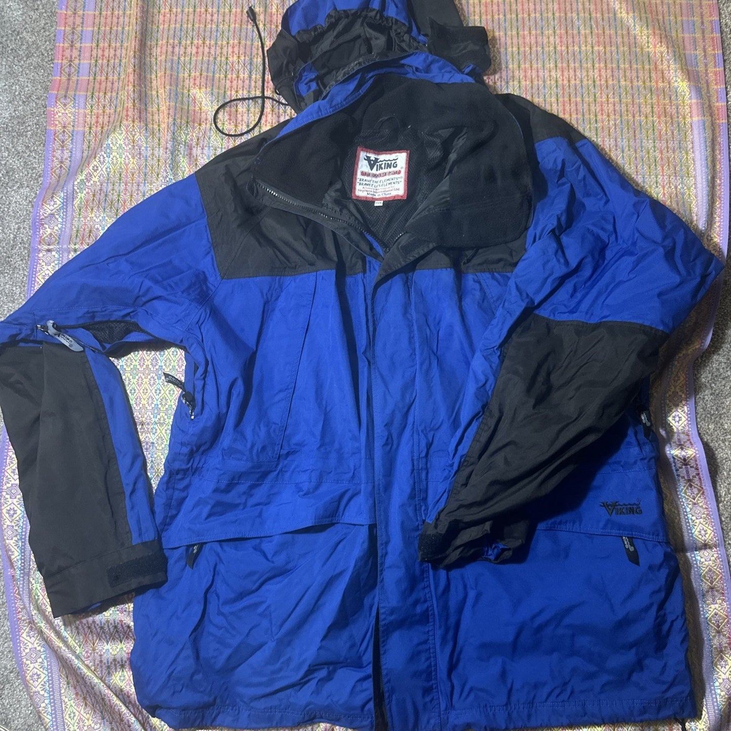 Viking Tempest Full Zip Men’s XXXL Royal Blue Outdoor Mountaineering Jacket