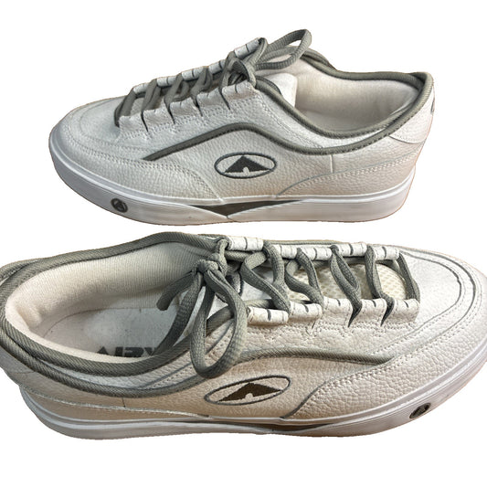 Airwalk Chunky Y2K Leather Retro Skate Sneakers White Deadstock 8.5 Unisex A12