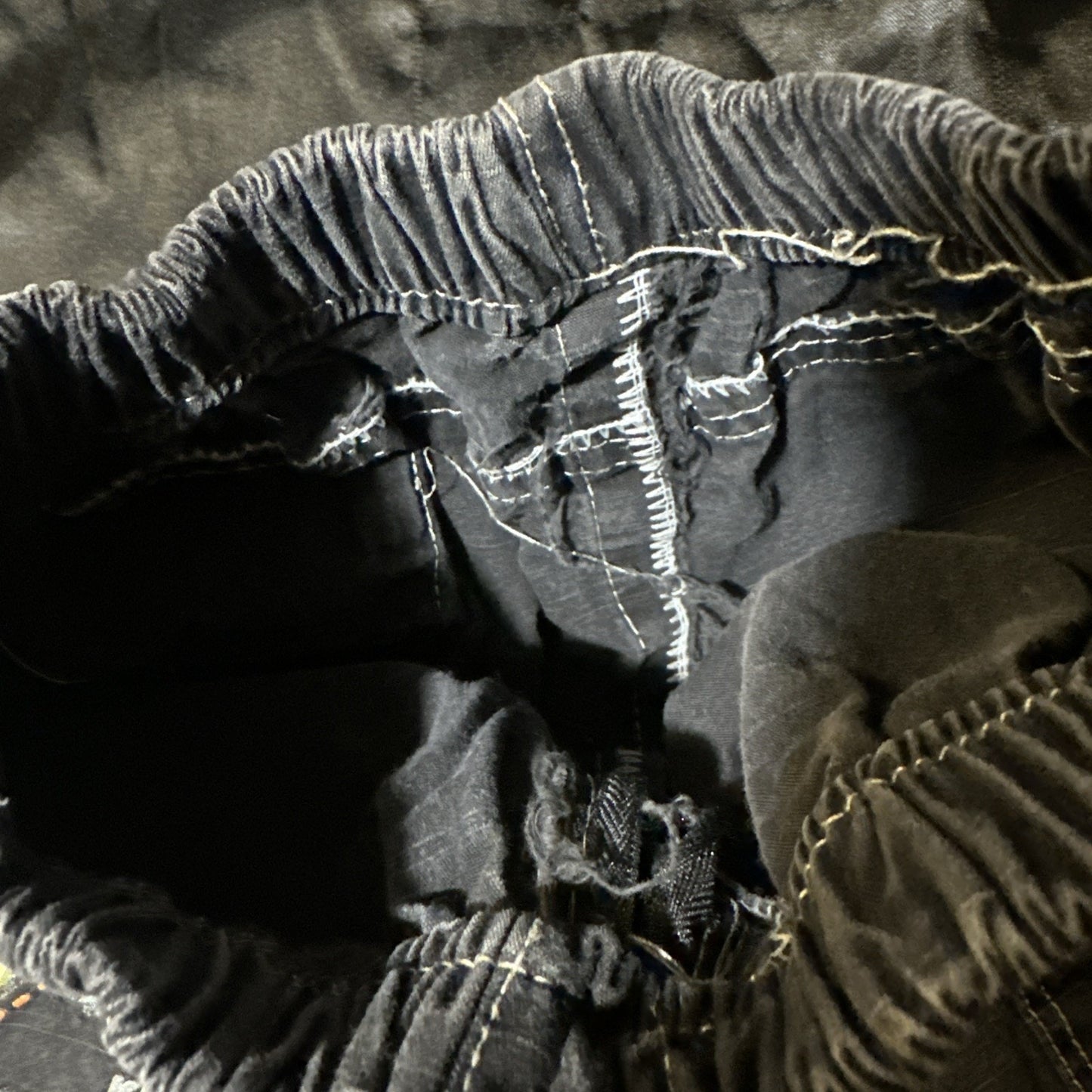 Nike Bootleg Cavaliers Denim Youth Pants Size 4/5 Black Gray Basketball Boys