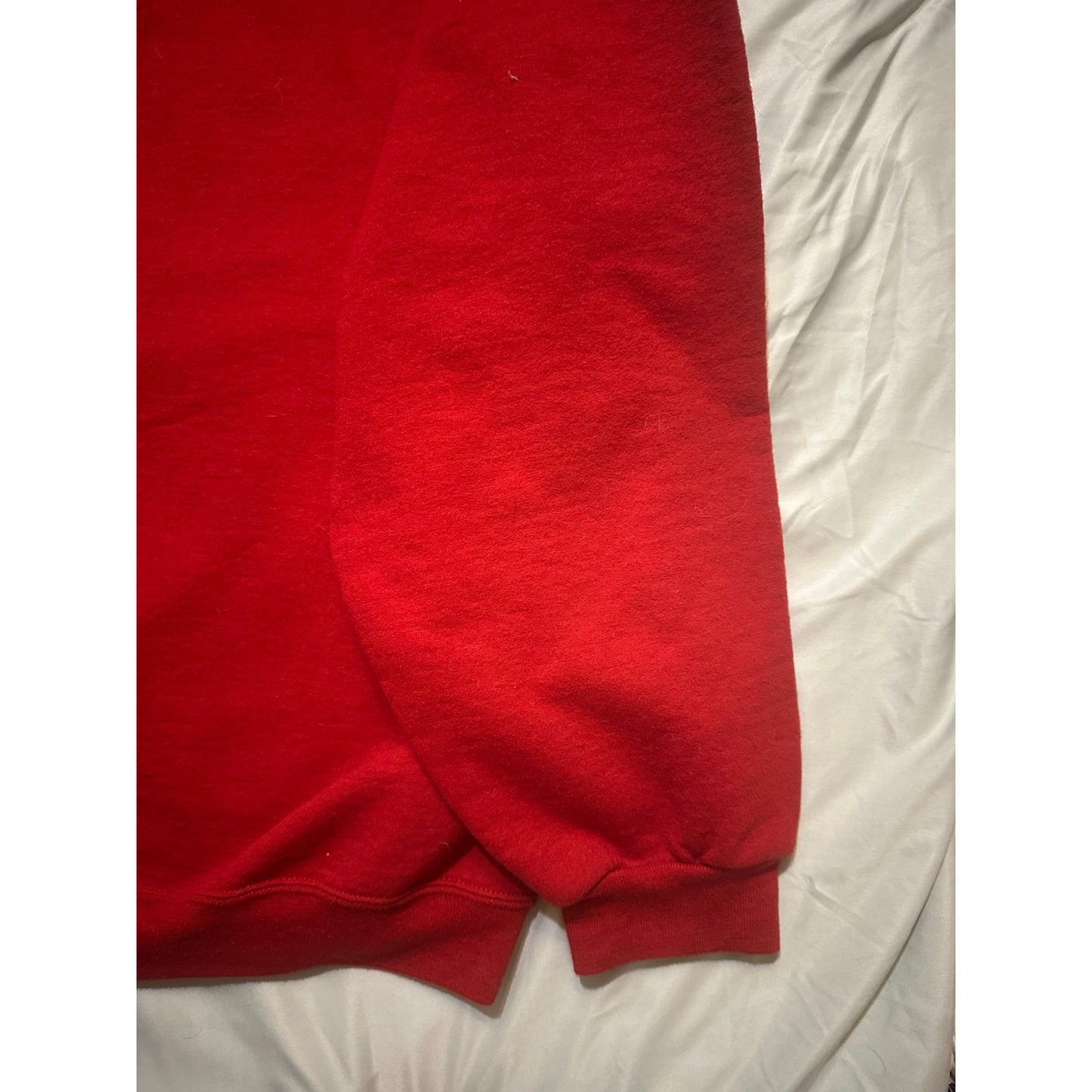 Vtg Jerzees 2XL "Private Energy" Oversize Red Pullover Sweatshirt Super Sweats
