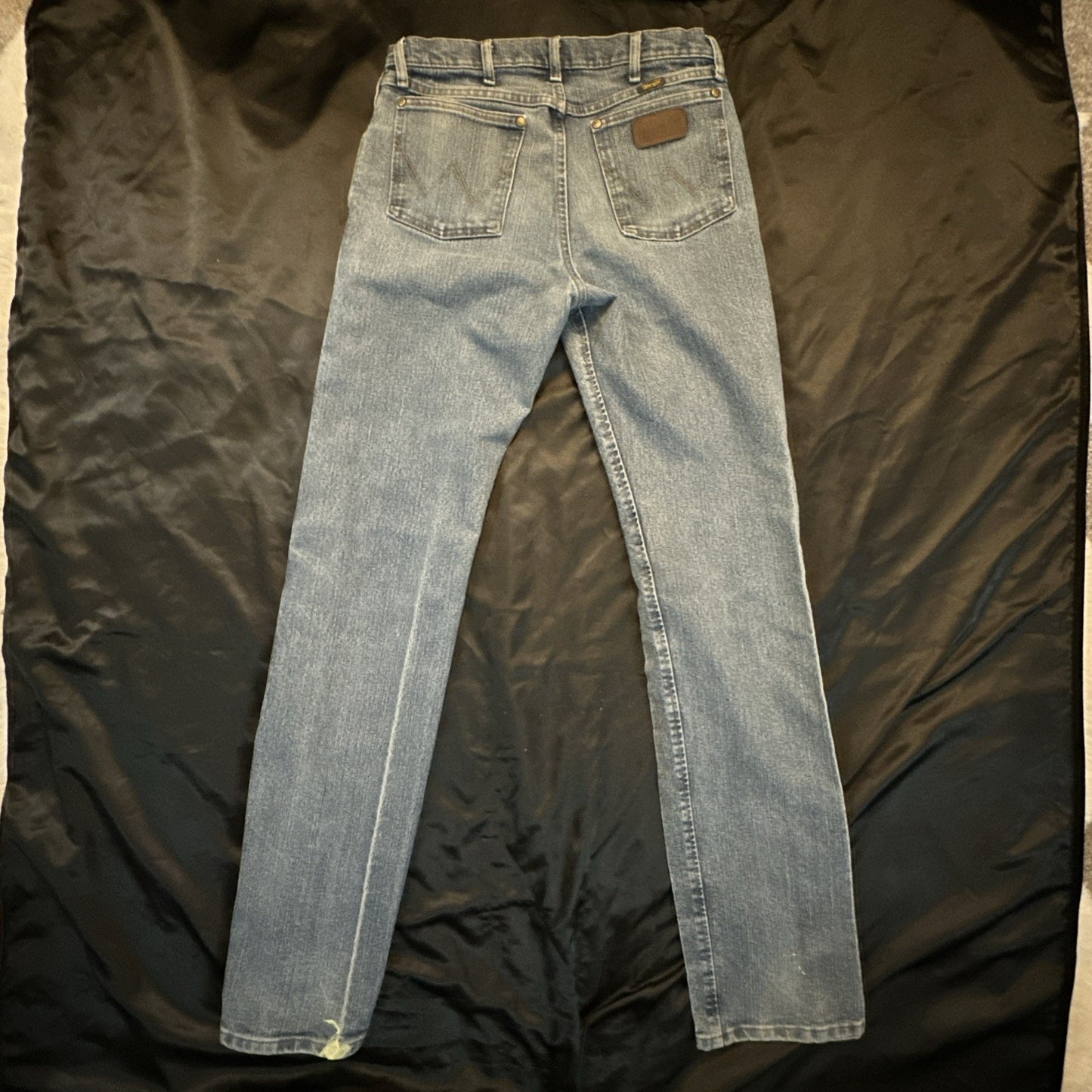 Wrangler Denim Blue Jeans Mens TALL 32x38 Regular Fit Advanced Comfort 1B06