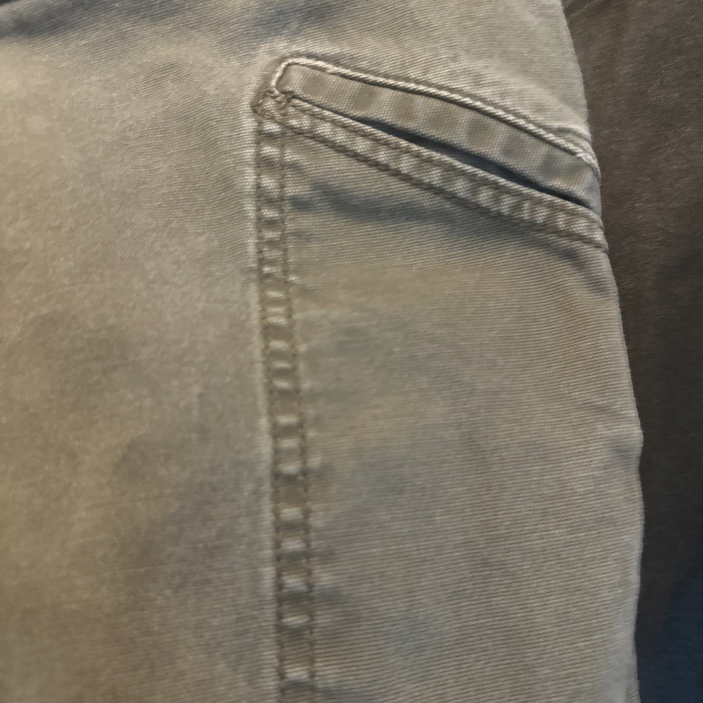 Carhartt 44x34 Relaxed Fit Olive Green Canvas Heavy Duty Pants Workwear 1B23